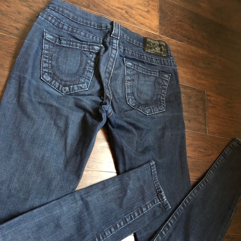 Dark Wash Size 25 True Religion Skinny Jean